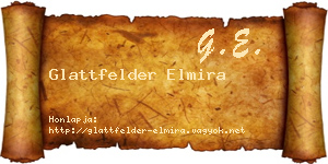 Glattfelder Elmira névjegykártya